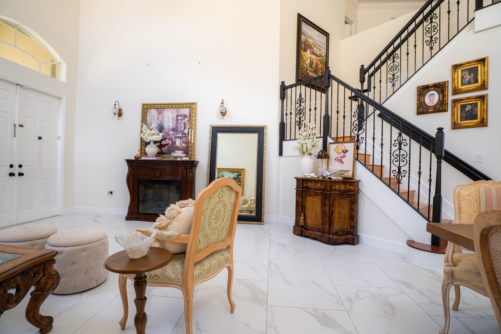 Foyer and staircase